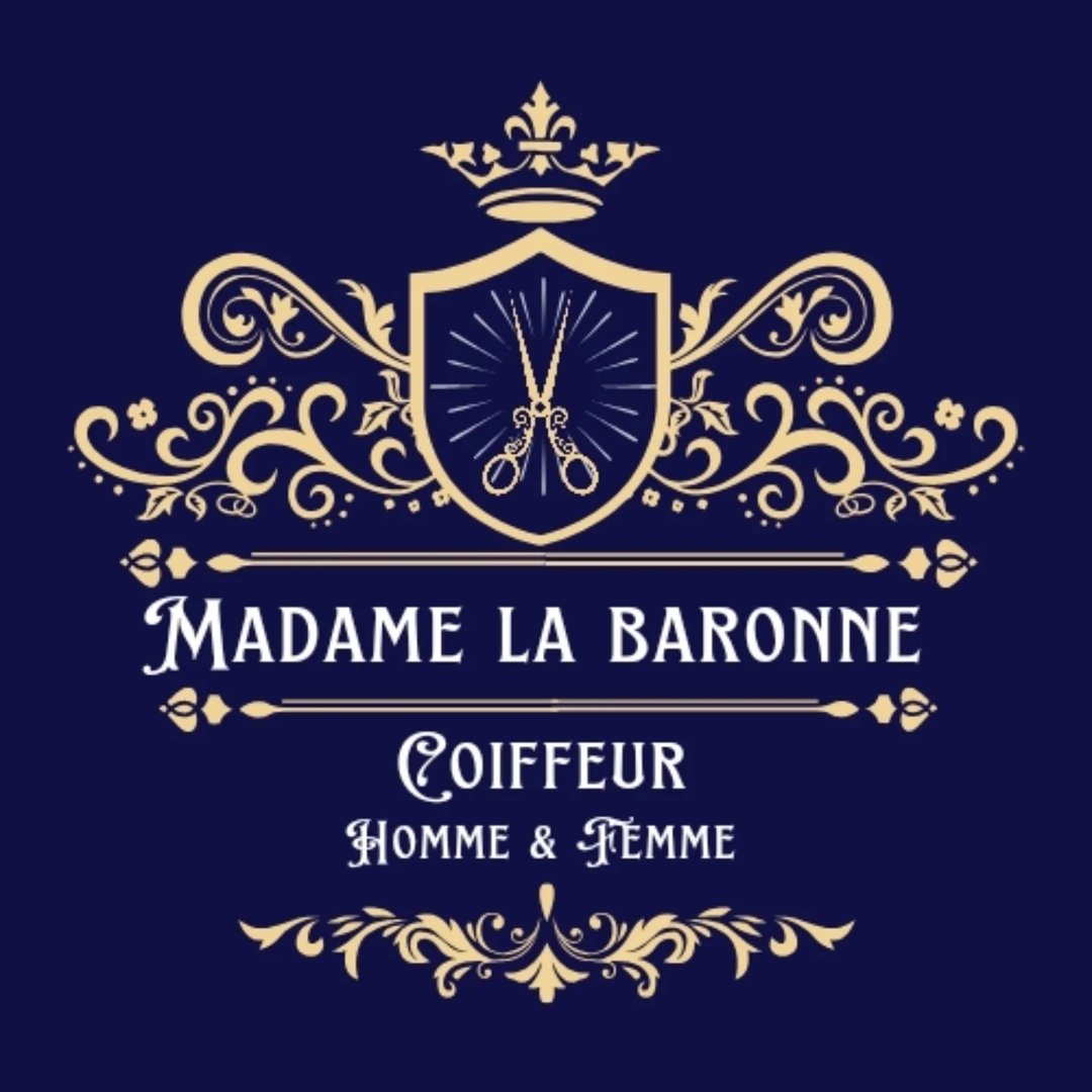 Logo du salon de coiffure de Madame la Baronne